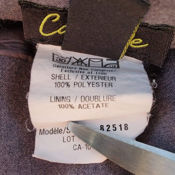 Cartise Dark Grey Mini Skirt with Large Bow Size 4 - Picture 5 of 6